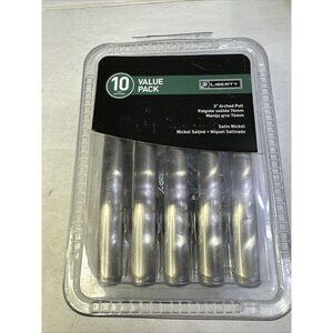 Liberty 3” Arched Drawer Pull Satin Nickel Count Of 10 In A Pack